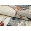 CANVAS ART W/ SILK JC737 BEIGE / RED