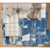 CANVAS ART W/ SILK JC740 BLUE / MULTI