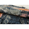 CANVAS ART W/ SILK JC741 IVORY / BLACK
