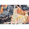 CANVAS ART W/ SILK JC741 IVORY / CHARCOAL