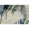 CANVAS ART W/ SILK JC743 IVORY / BLUE