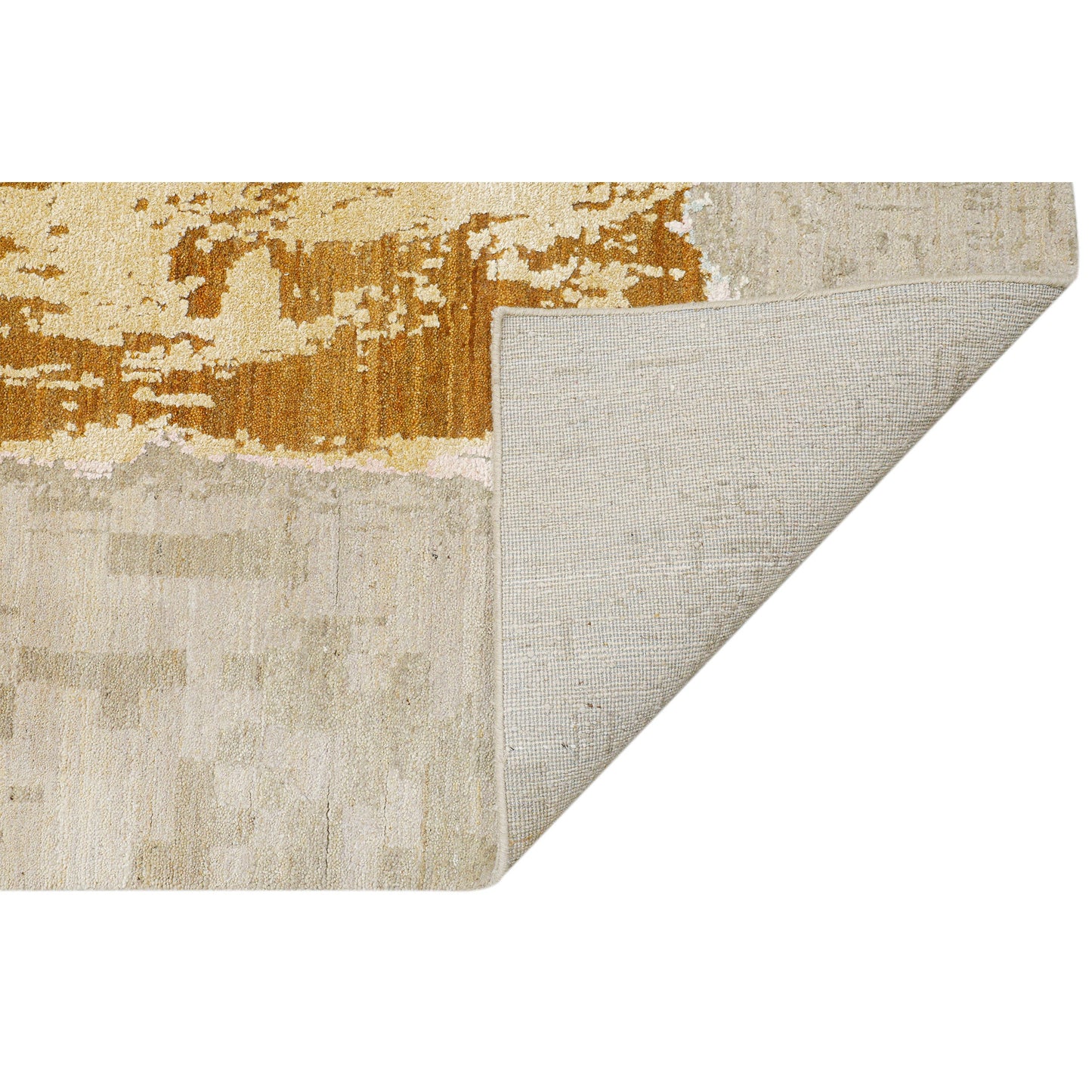 CANVAS ART W/ SILK JC745 BEIGE / CHARCOAL