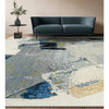 CANVAS ART W/ SILK JC748 IVORY / BLACK