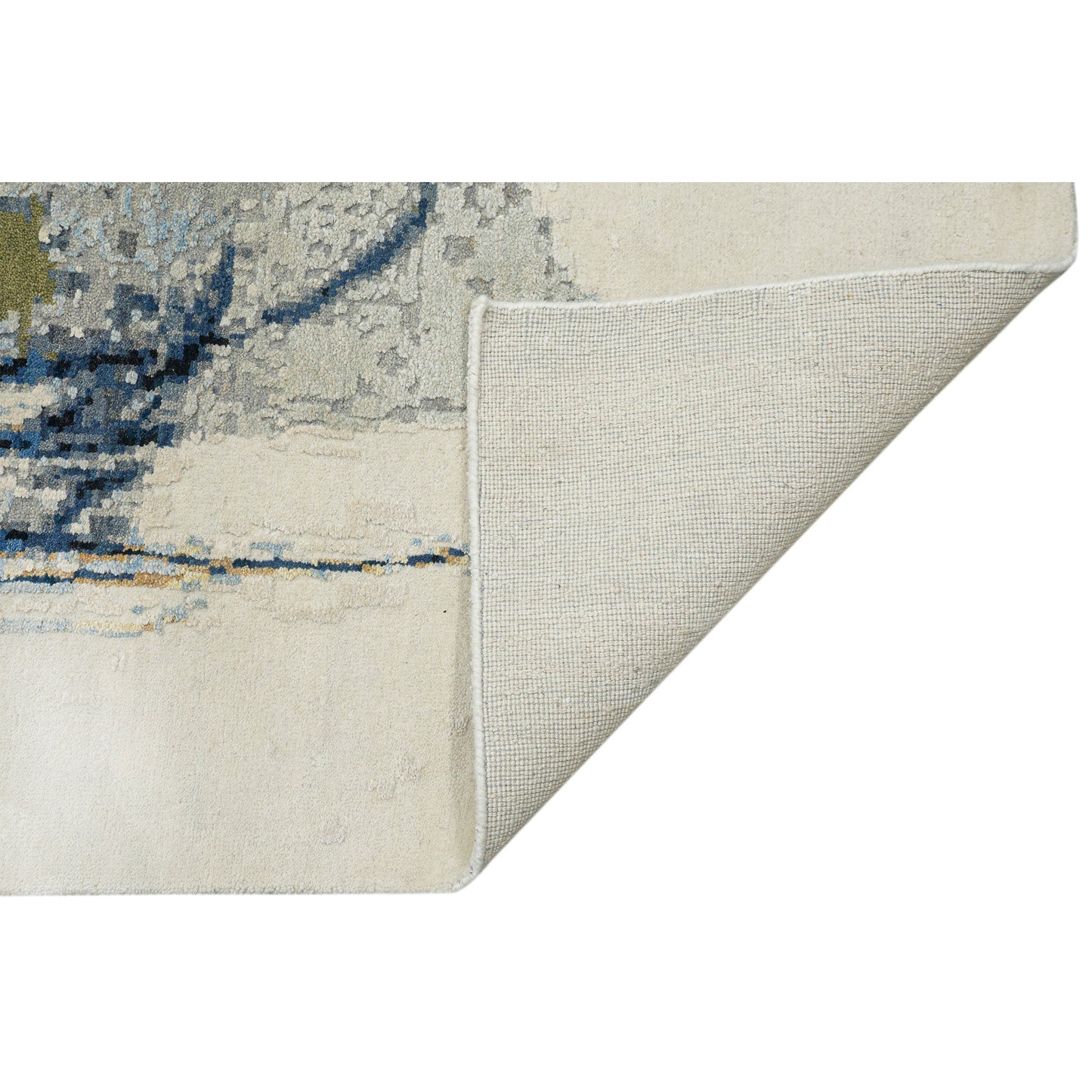 CANVAS ART W/ SILK JC748 IVORY / BLACK