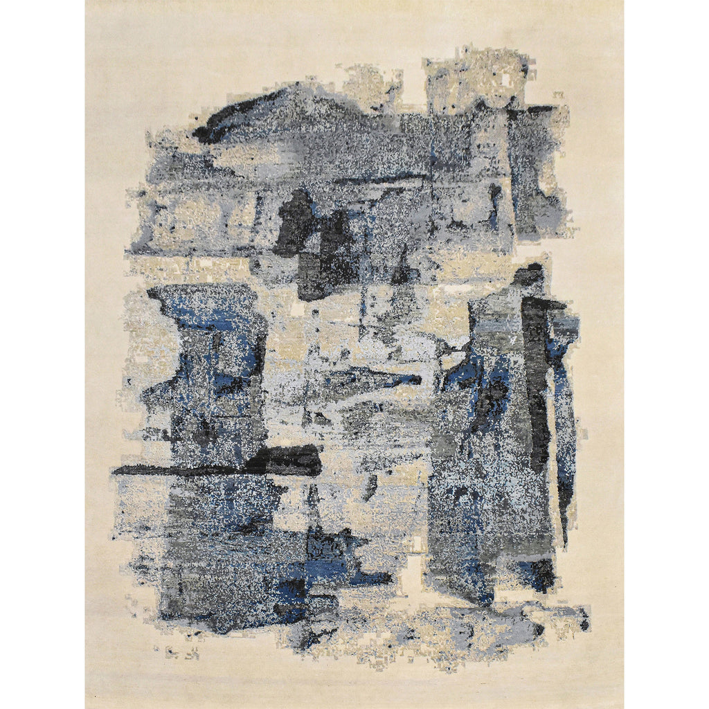 CANVAS ART W/ SILK JC749 IVORY / GREY