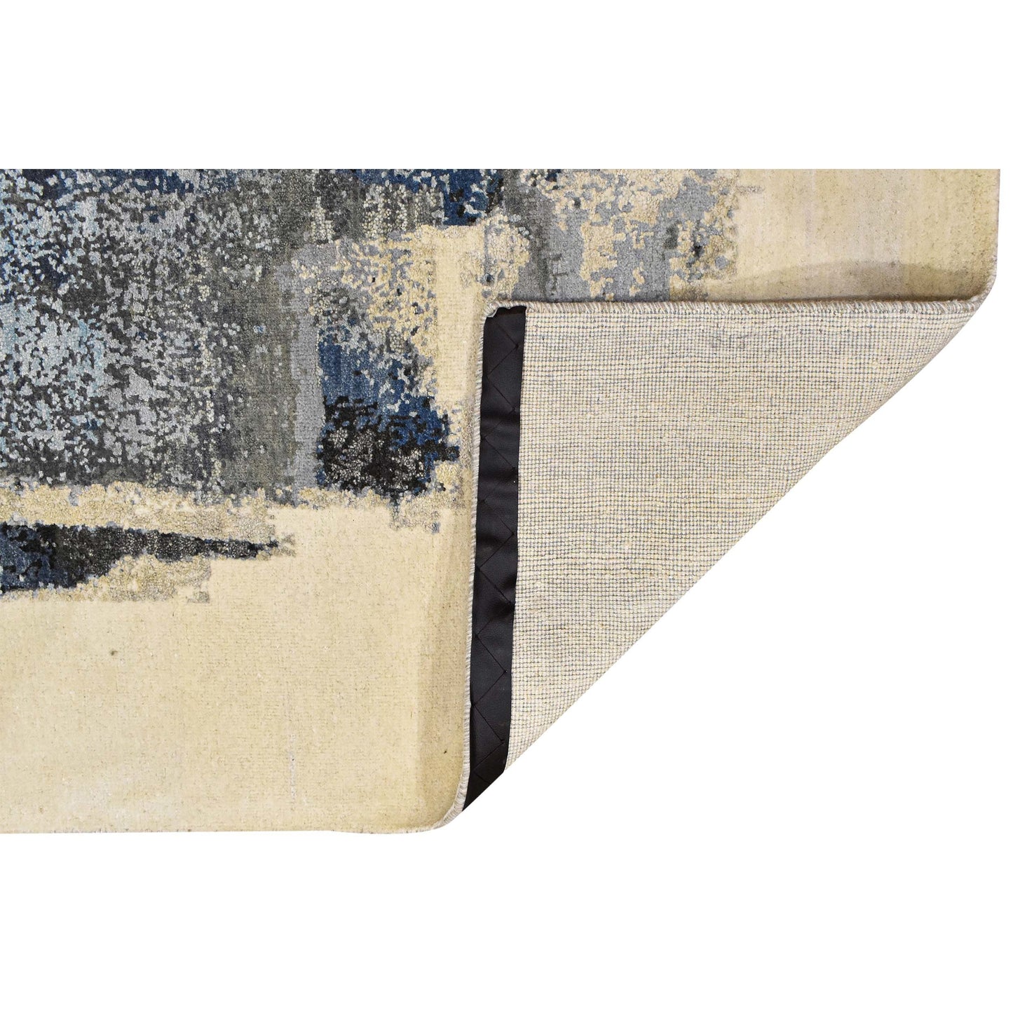 CANVAS ART W/ SILK JC749 IVORY / GREY