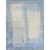 CANVAS ART W/ SILK JC765 SILVER / BLUE