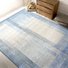 CANVAS ART W/ SILK JC765 SILVER / BLUE