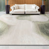 CANVAS ART W/ SILK JCD14 IVORY / GREEN