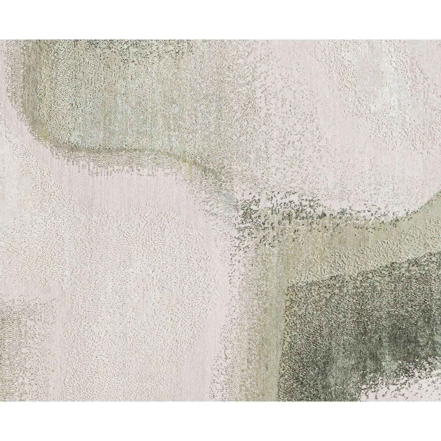 CANVAS ART W/ SILK JCD14 IVORY / GREEN