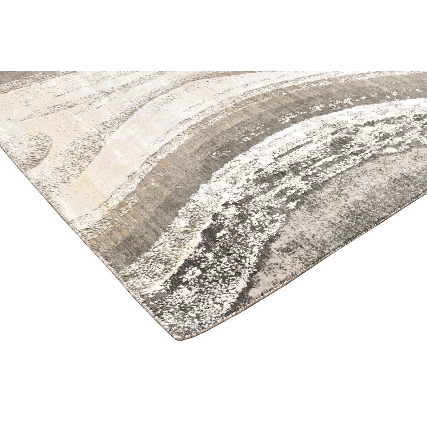 CANVAS ART W/ SILK JCD15 SILVER / GREY