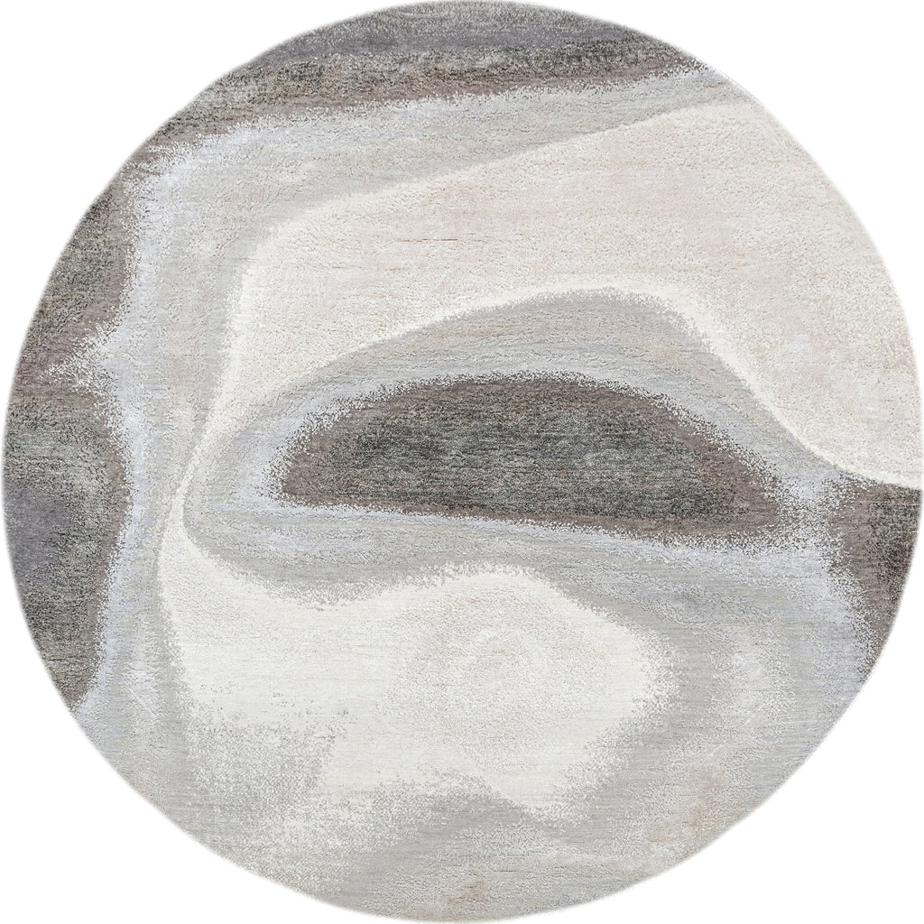 CANVAS ART W / SILK JCD16 BEIGE / GREY