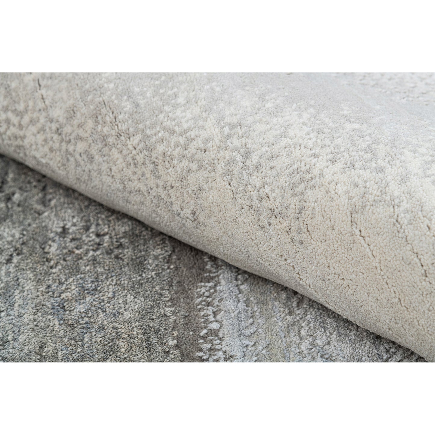 CANVAS ART W / SILK JCD16 BEIGE / GREY