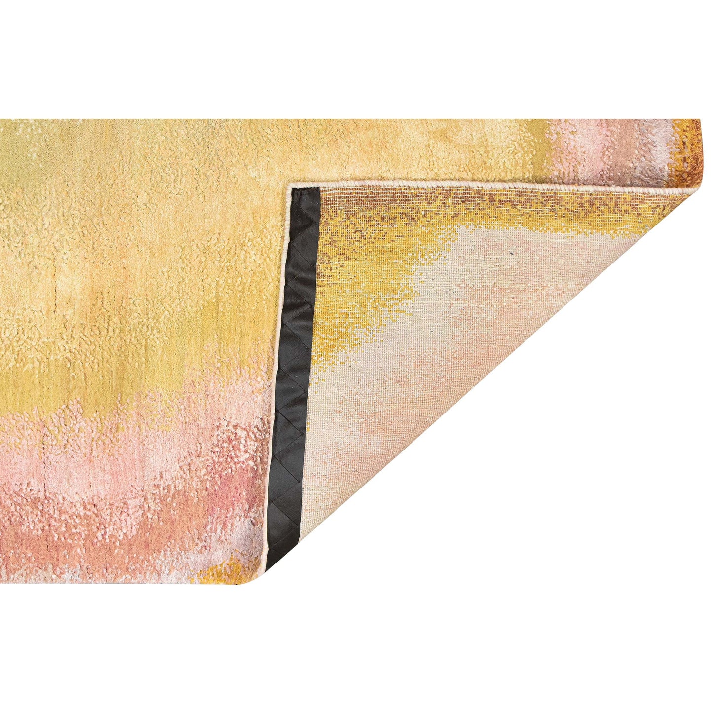 CANVAS ART W/ SILK JCD16 PEACH / GOLD