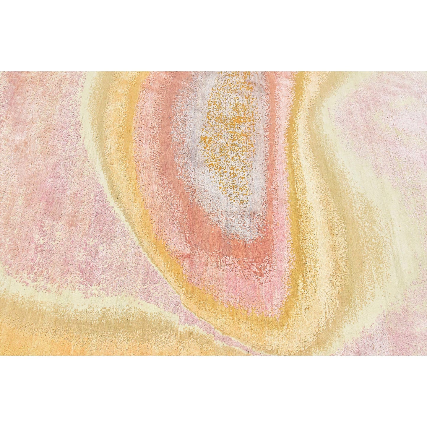 CANVAS ART W/ SILK JCD16 PEACH / GOLD