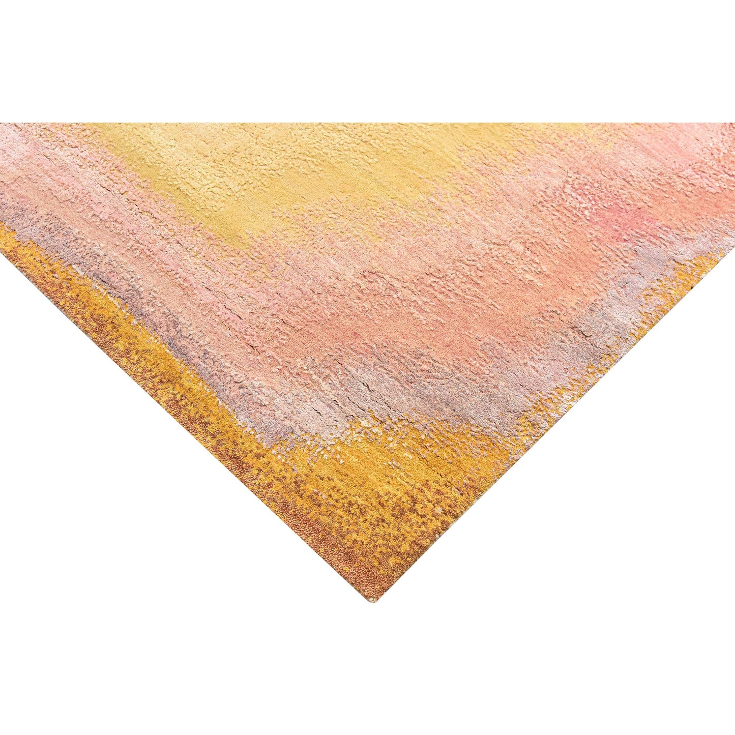 CANVAS ART W/ SILK JCD16 PEACH / GOLD