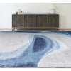 CANVAS ART W/ SILK JCD16 SILVER / BLUE
