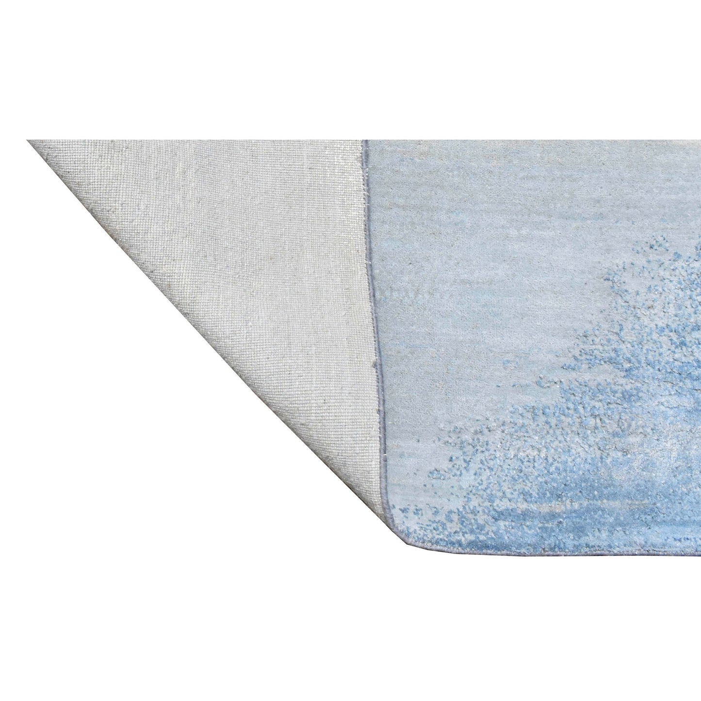 CANVAS ART W/ SILK JCD16 SILVER / BLUE