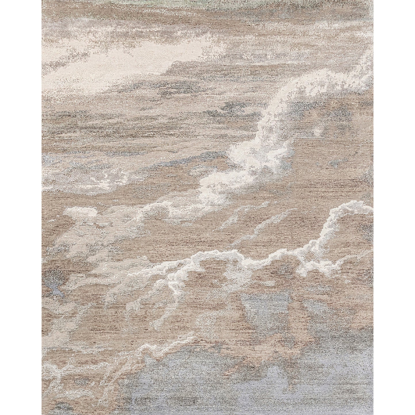 CANVAS ART W/ SILK JCD20 BEIGE / LIGHT GREY
