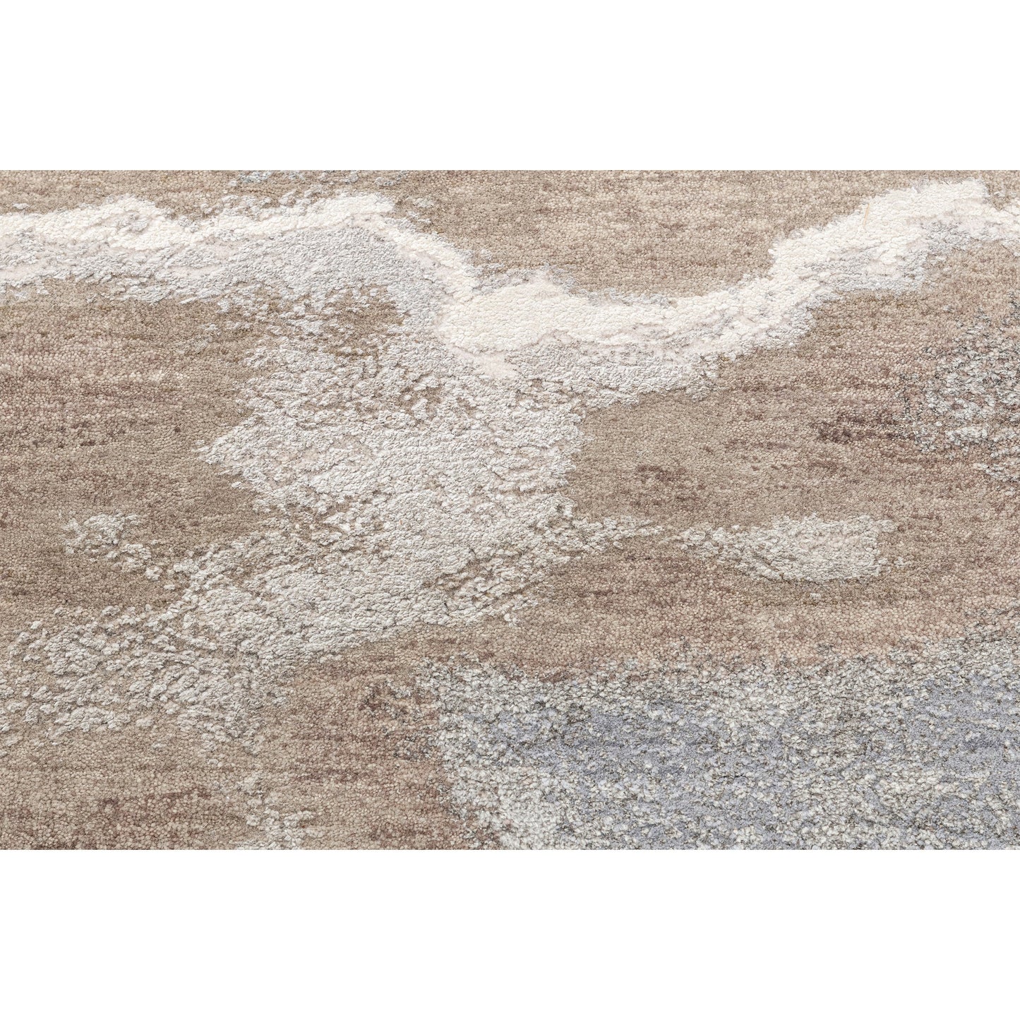 CANVAS ART W/ SILK JCD20 BEIGE / LIGHT GREY