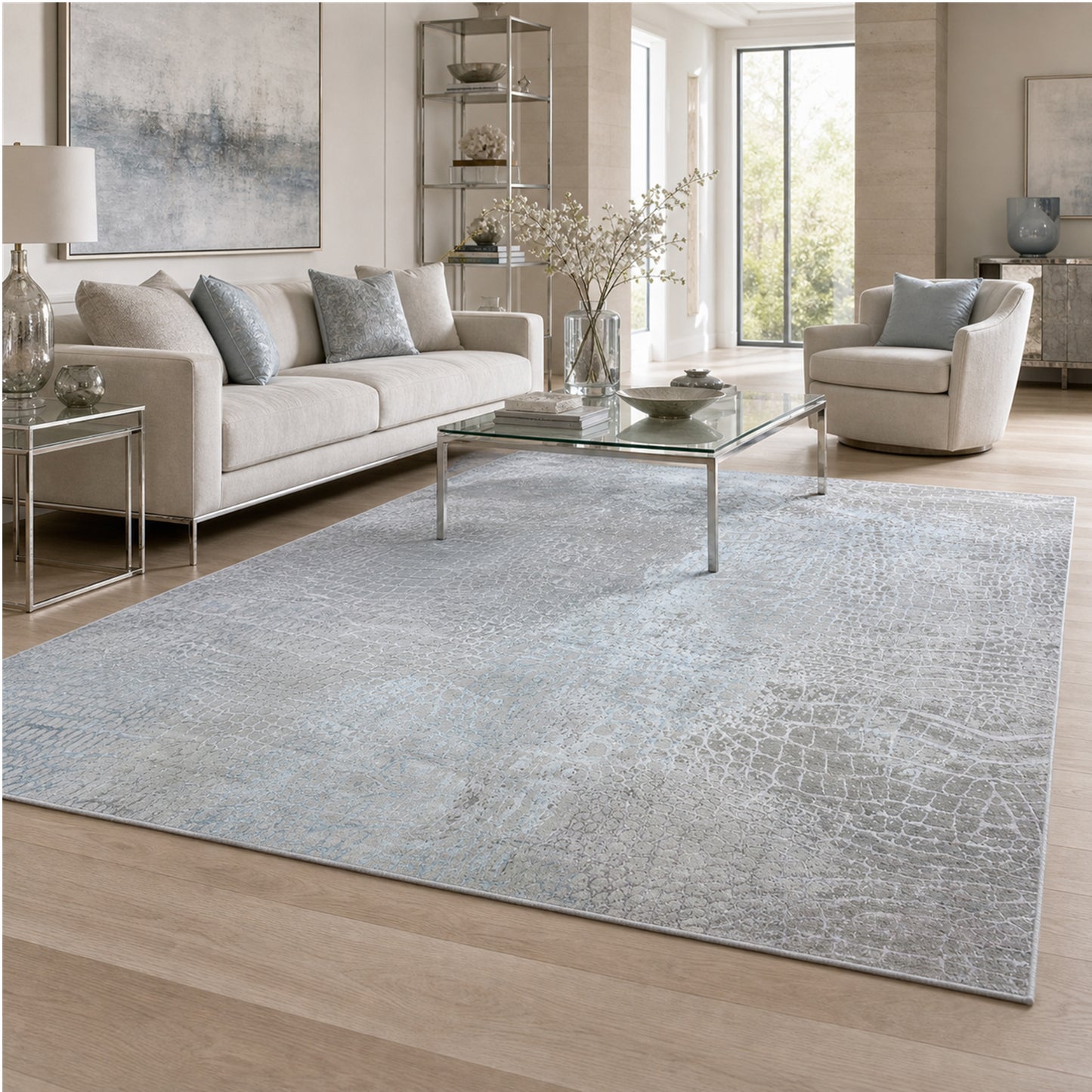 COSMOPALITAN S1756 IVORY / LIGHT GREEN