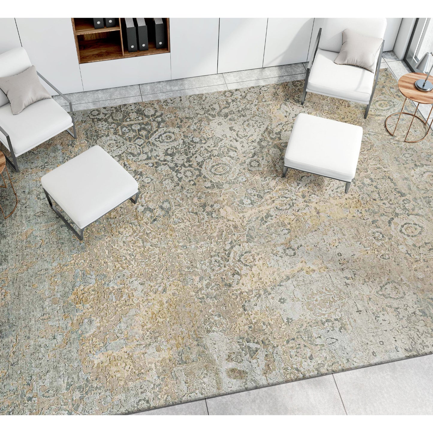 COSMOPALITAN S1773 IVORY / LIGHT BLUE