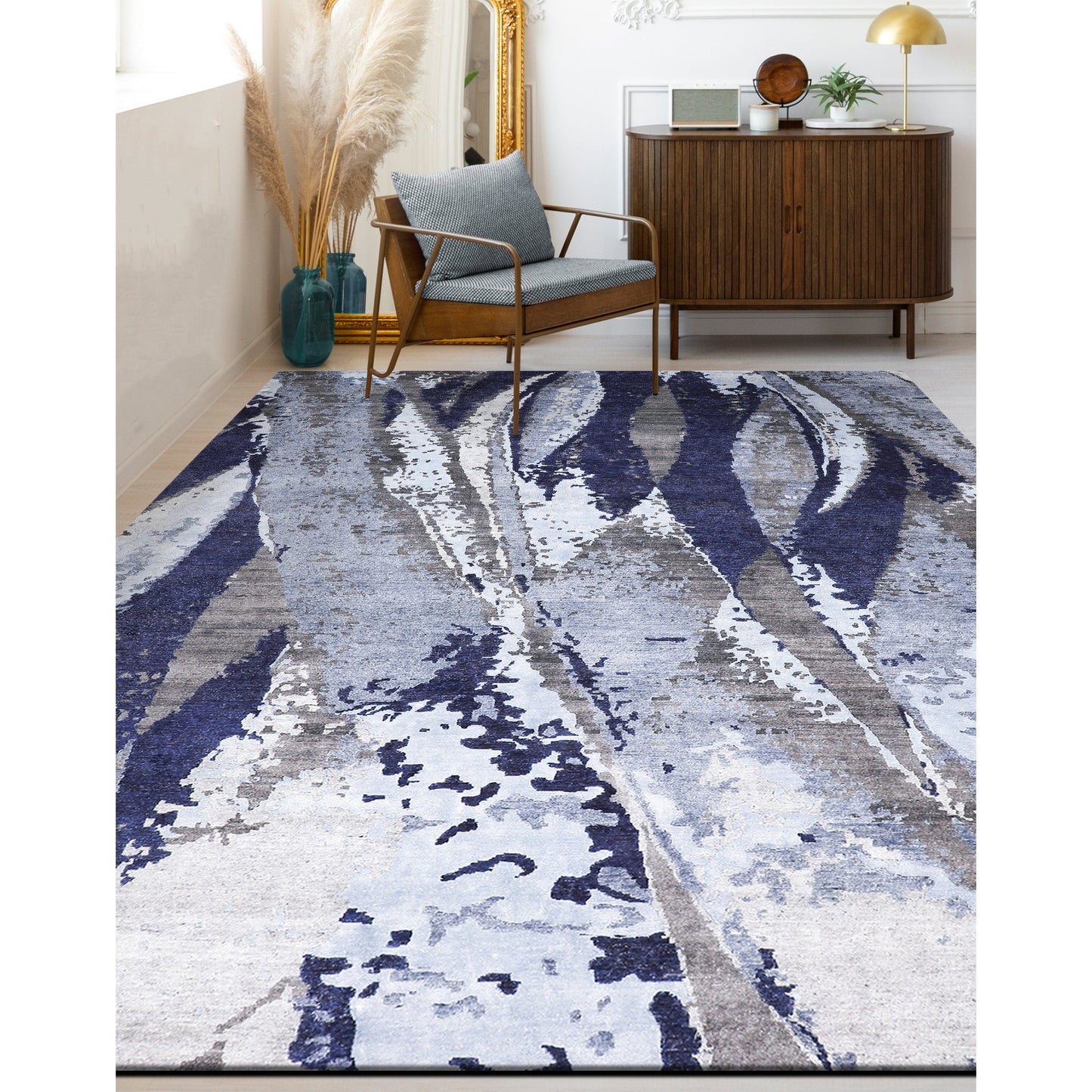 CANVAS ART B9614 COBALT BLUE