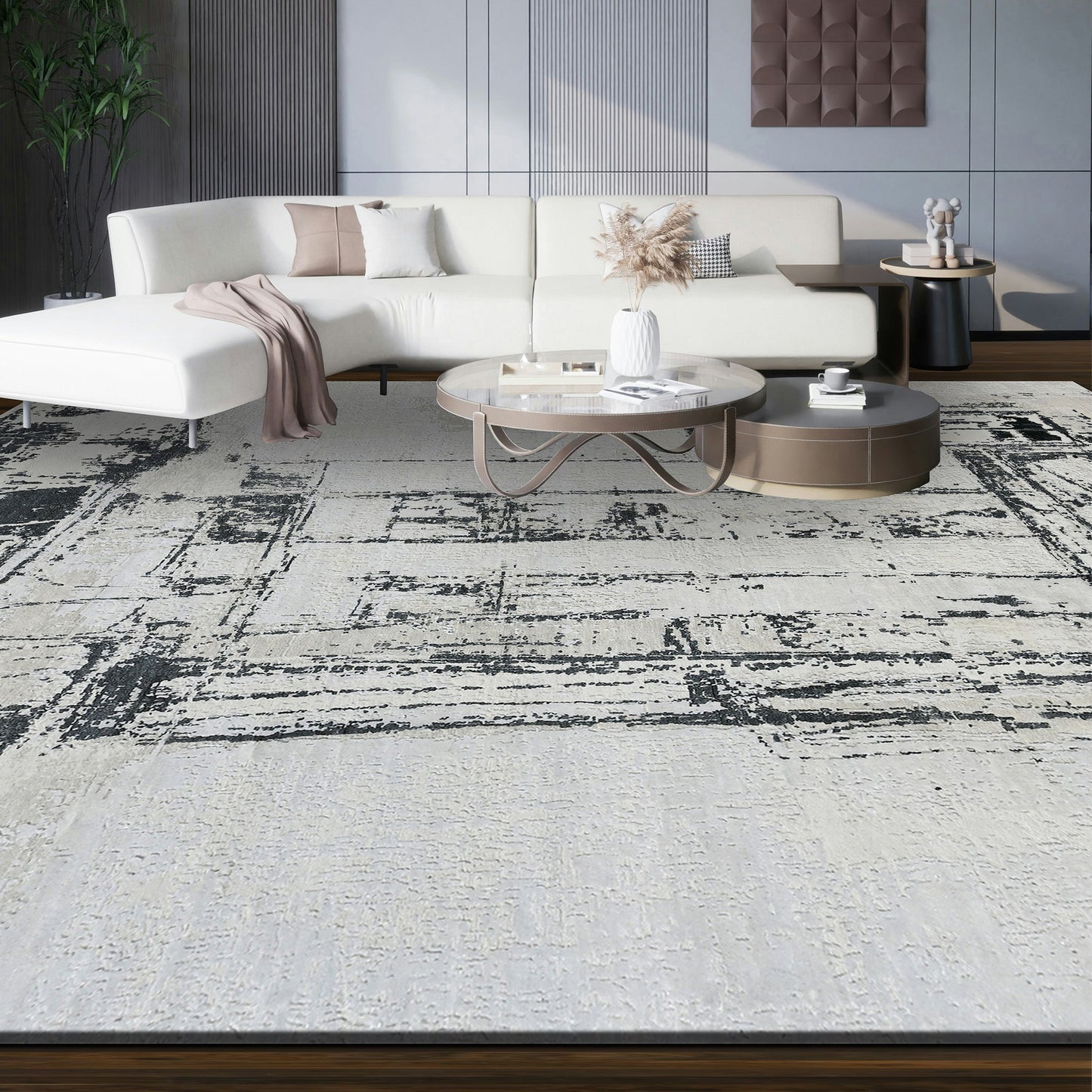CANVAS ART RUP16 IVORY / BLACK
