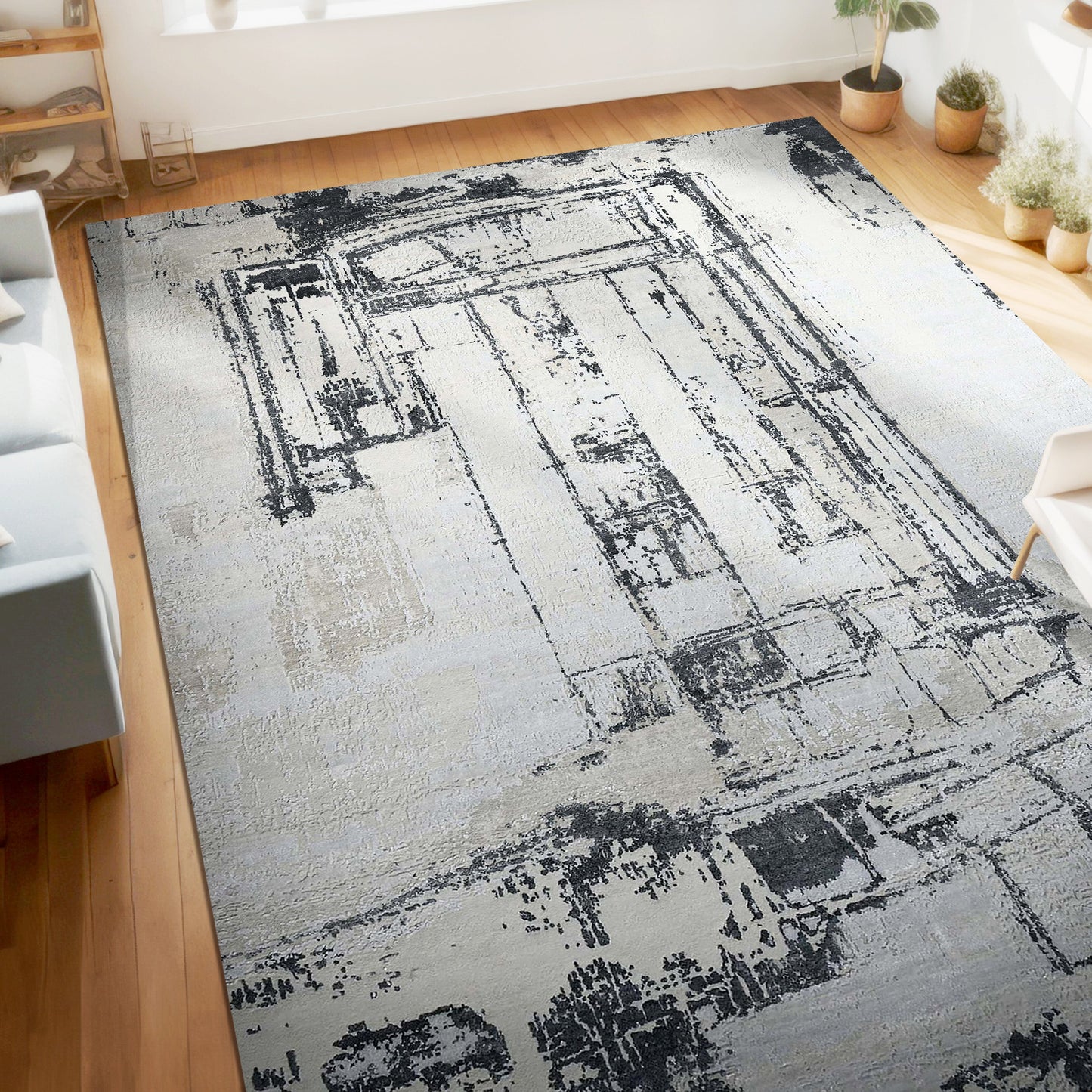 CANVAS ART RUP16 IVORY / BLACK