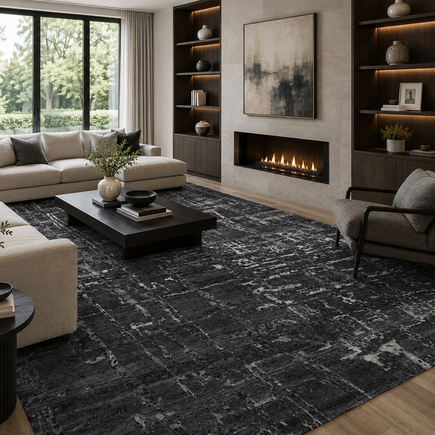 CANVAS ART ZAYNE CHARCOAL