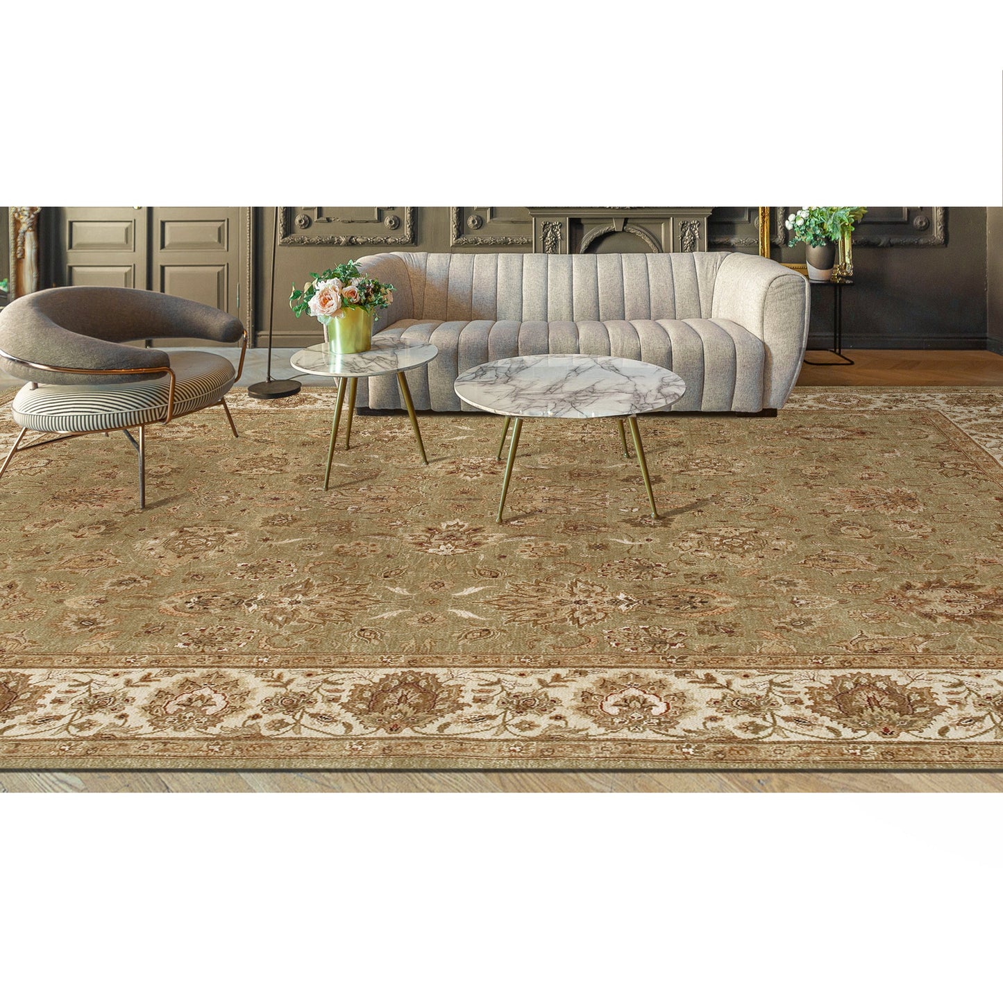 DHARMA ARGRH LIGHT GREEN / IVORY