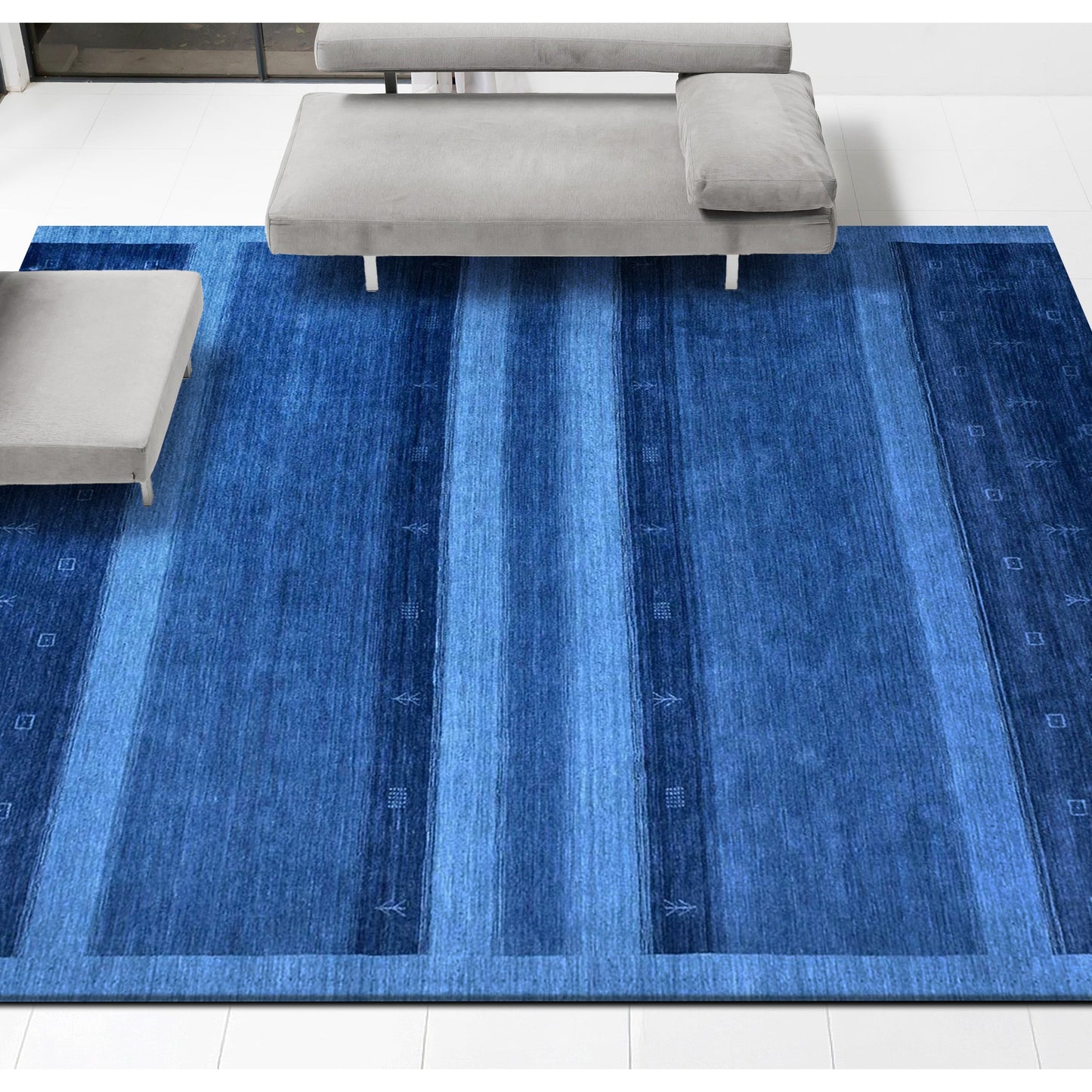 GABBEH 2000 K1094 BLUE
