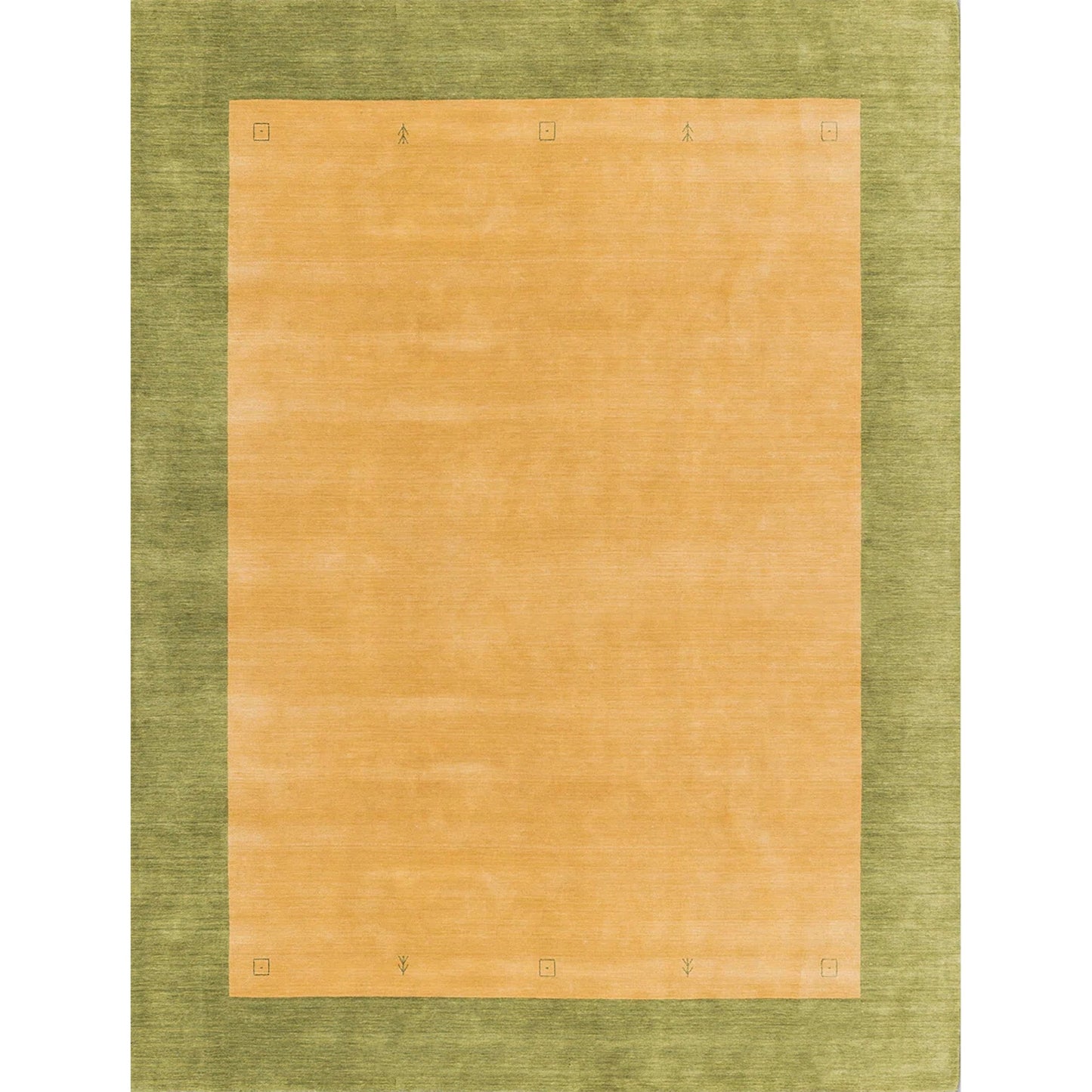 GABBEH 2000 K1126 LIGHT GREEN / GOLD