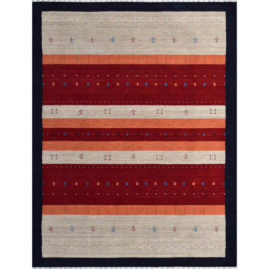 GABBEH 2000 K3001 RED / IVORY