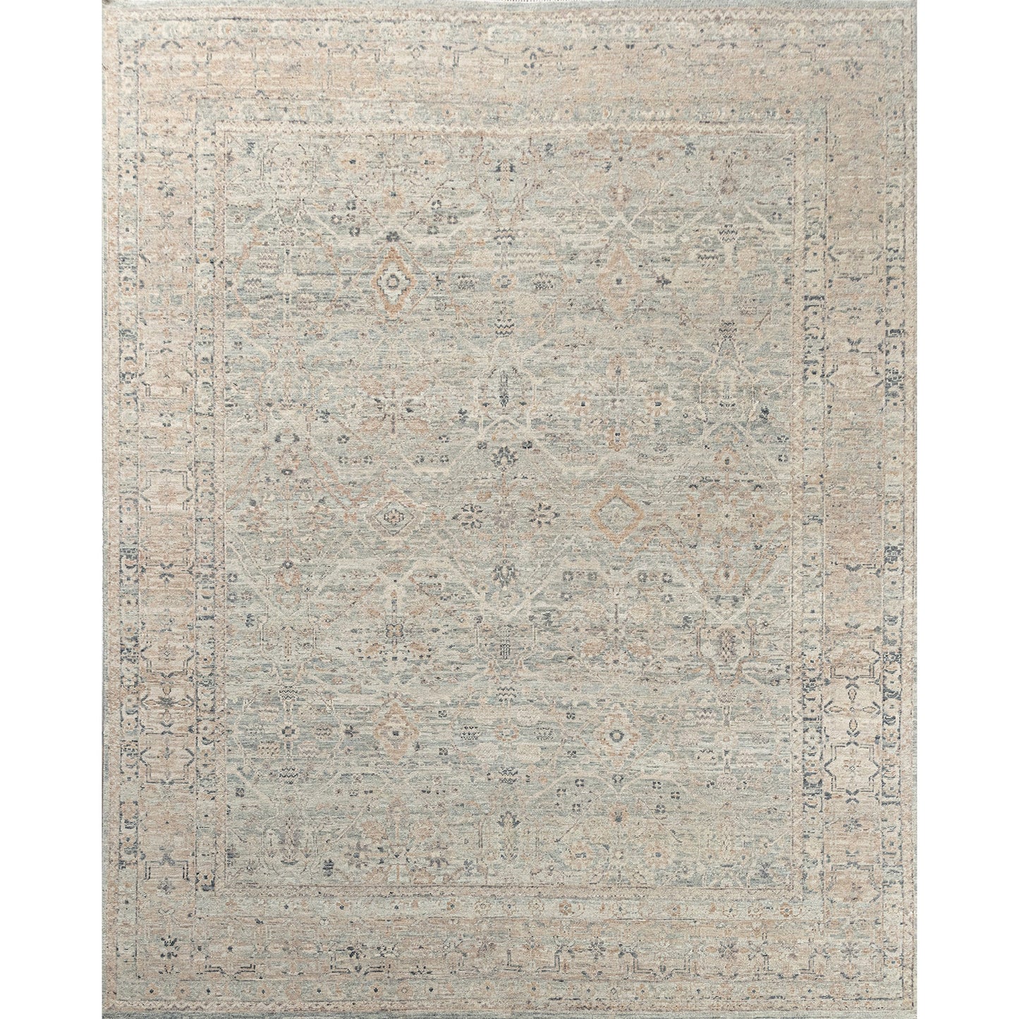 GREENWICH 11203 LIGHT BLUE / IVORY