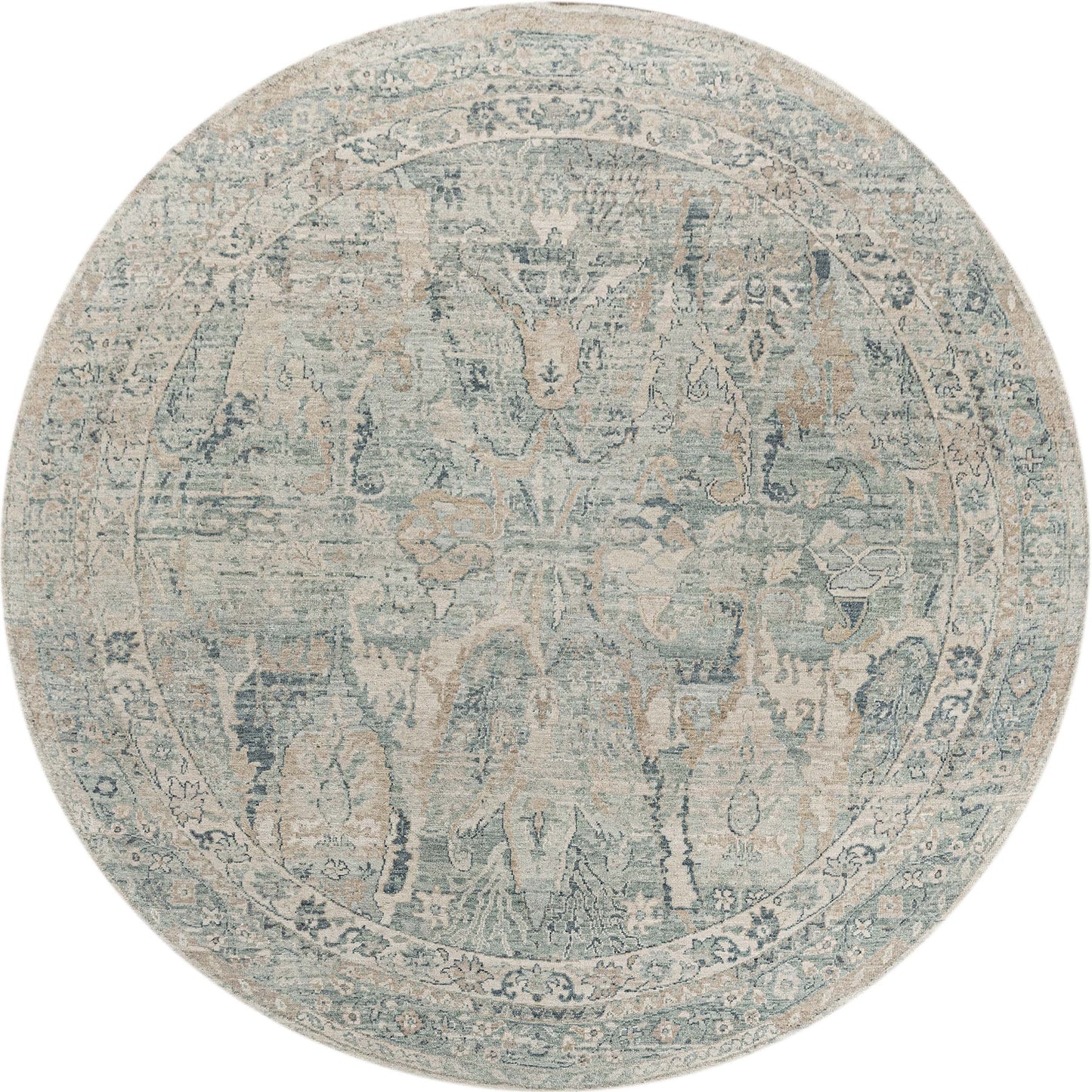 GREENWICH B0201 TURQUOISE / BEIGE