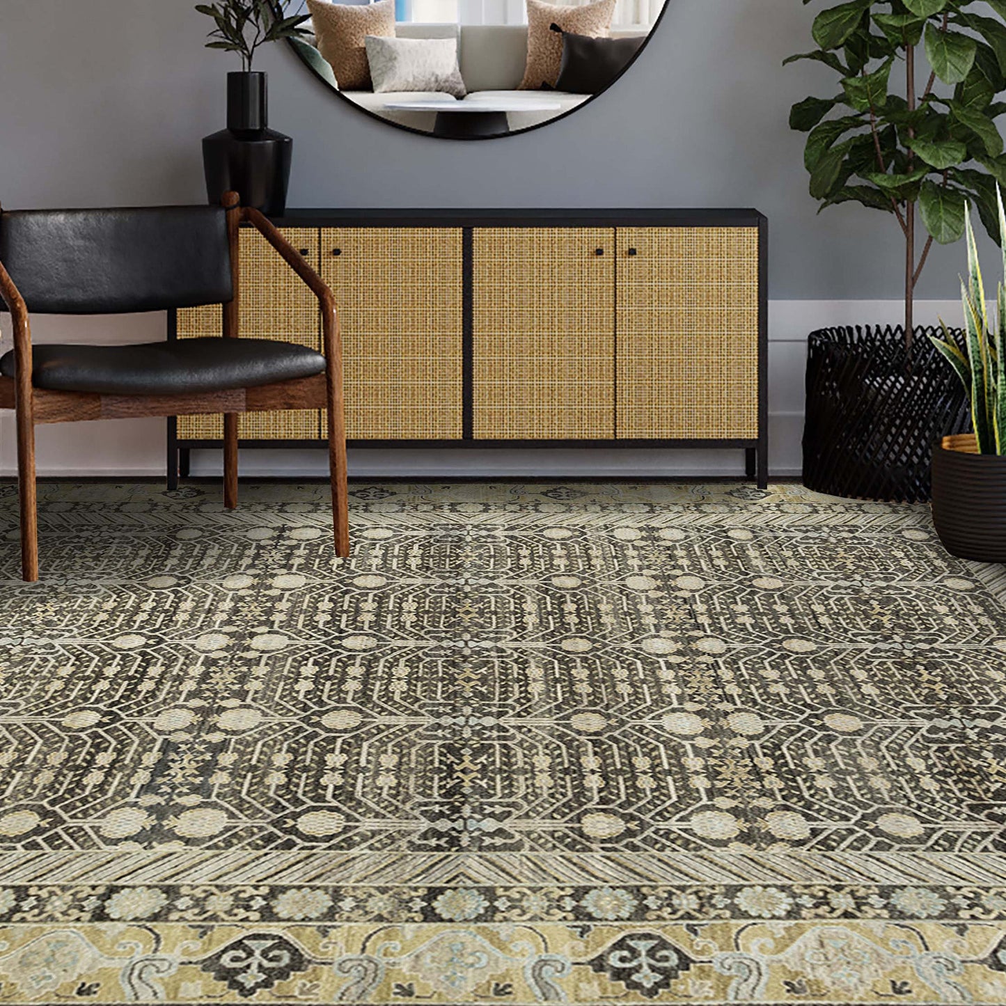 GREENWICH K1795 CHARCOAL / BEIGE