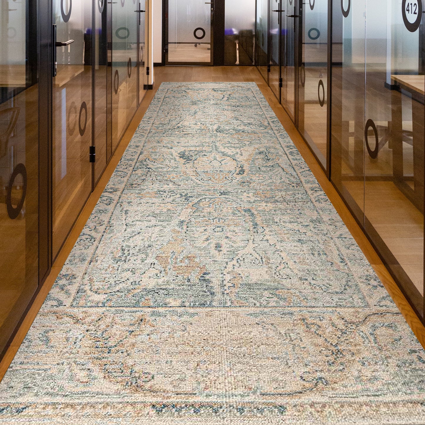 GREENWICH U0201 TURQUOISE / BEIGE