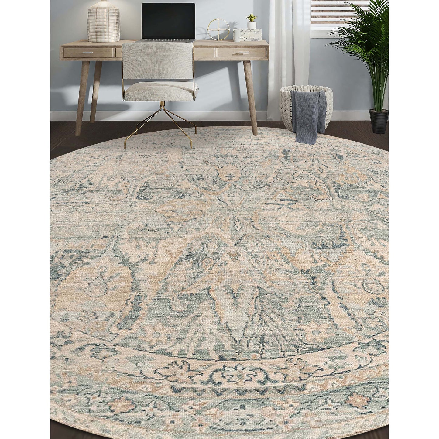 GREENWICH U0201 TURQUOISE / BEIGE