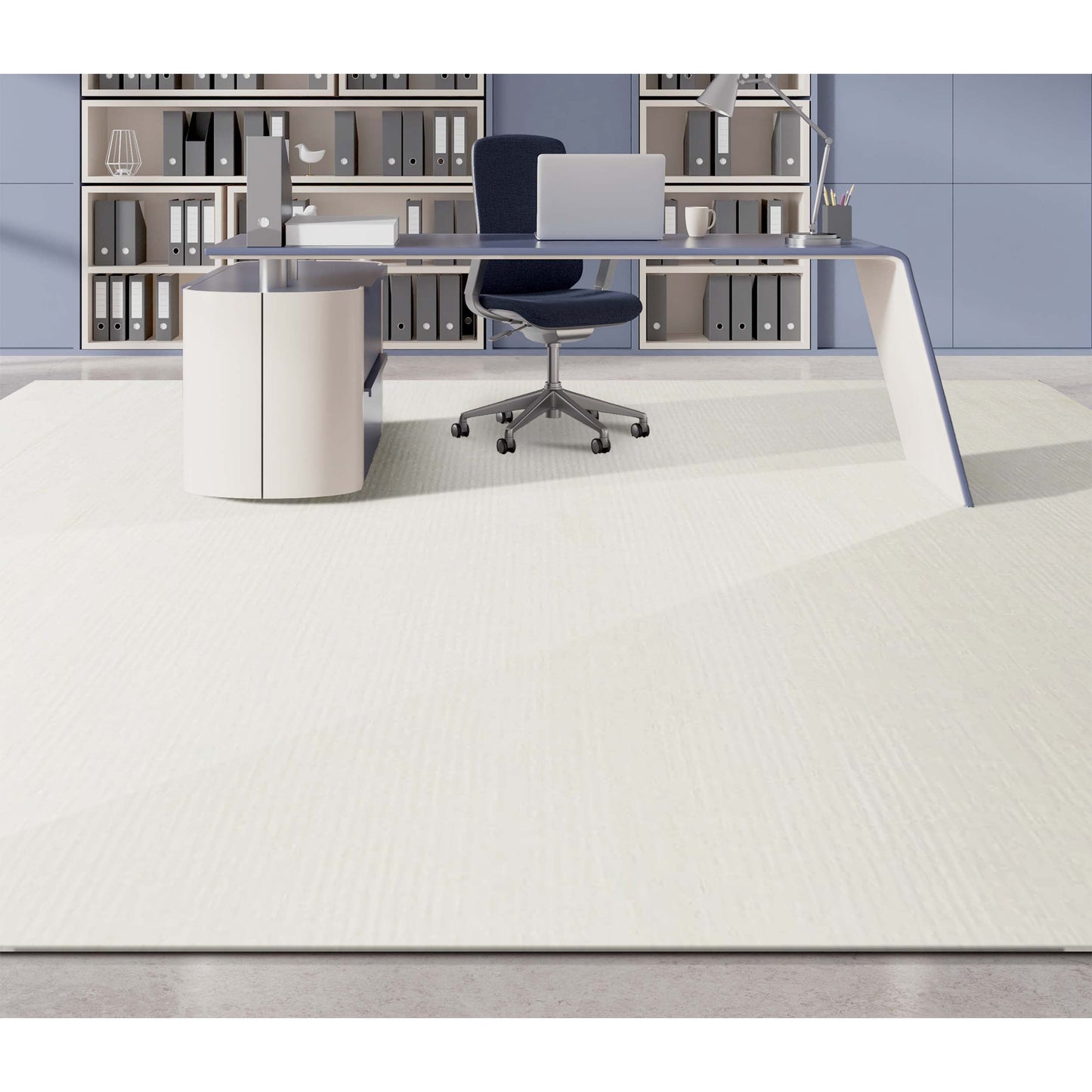 HANDLOOMED 1000 2CLSK LOOP & CUT WHITE
