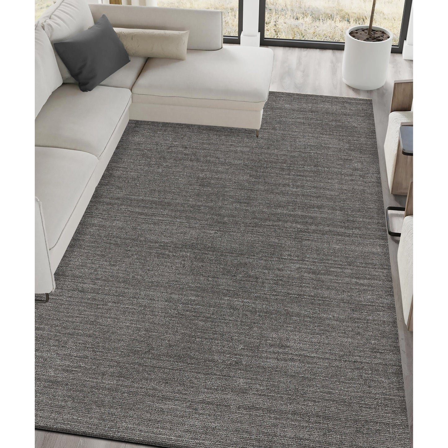 HANDLOOMED 1000 MERIT GREY
