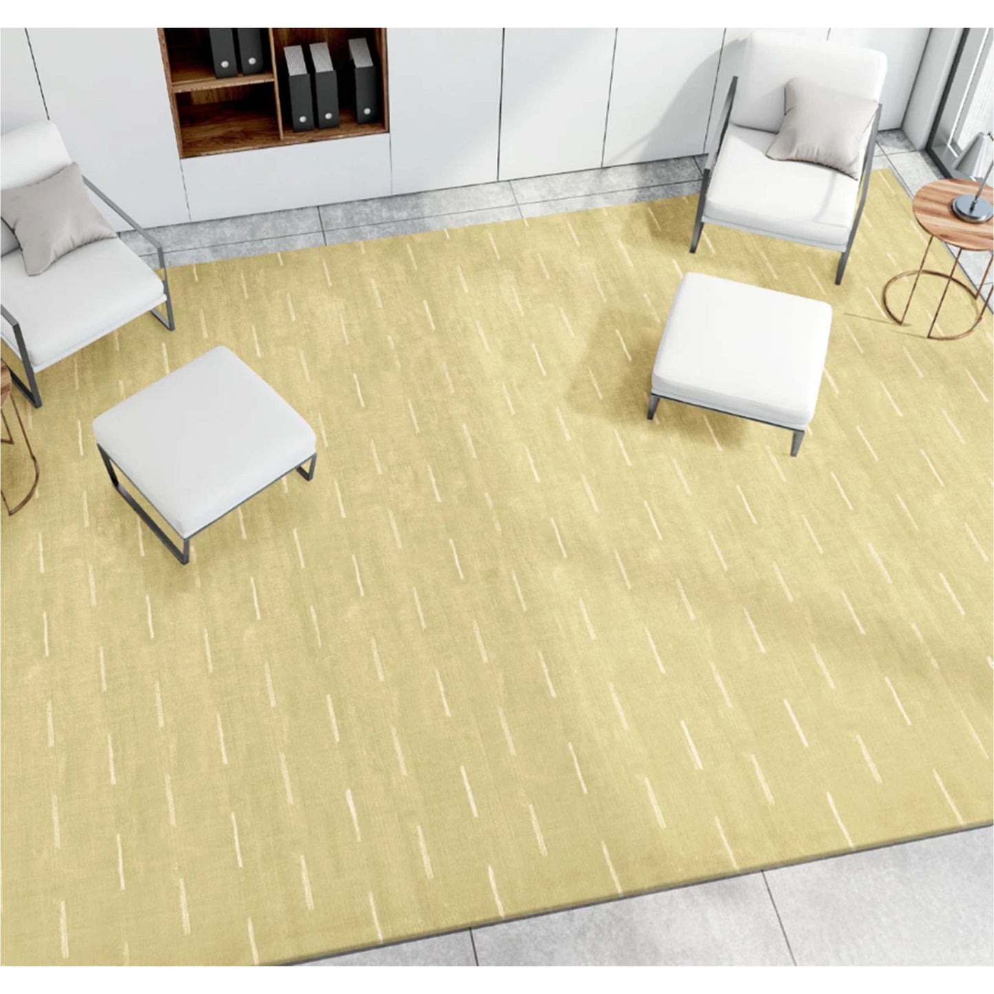 HANDLOOMED 1000 MODAS DASHES BEIGE / IVORY