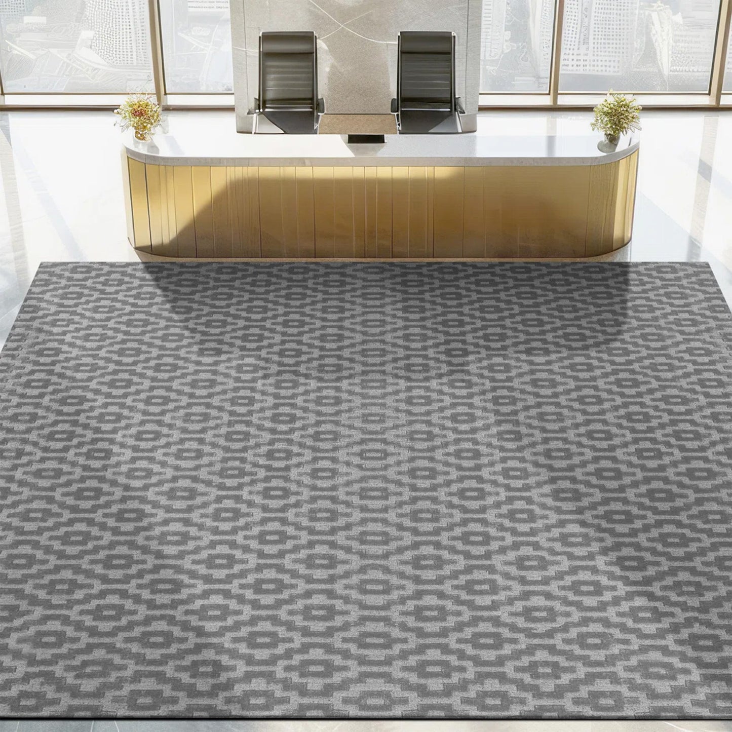 HANDLOOMED 1000 MODME MESH DARK GREY