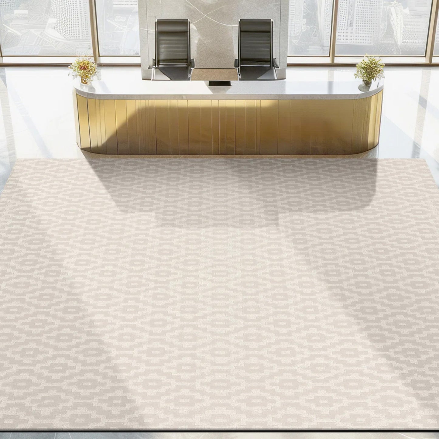 HANDLOOMED 1000 MODME MESH WHITE / IVORY