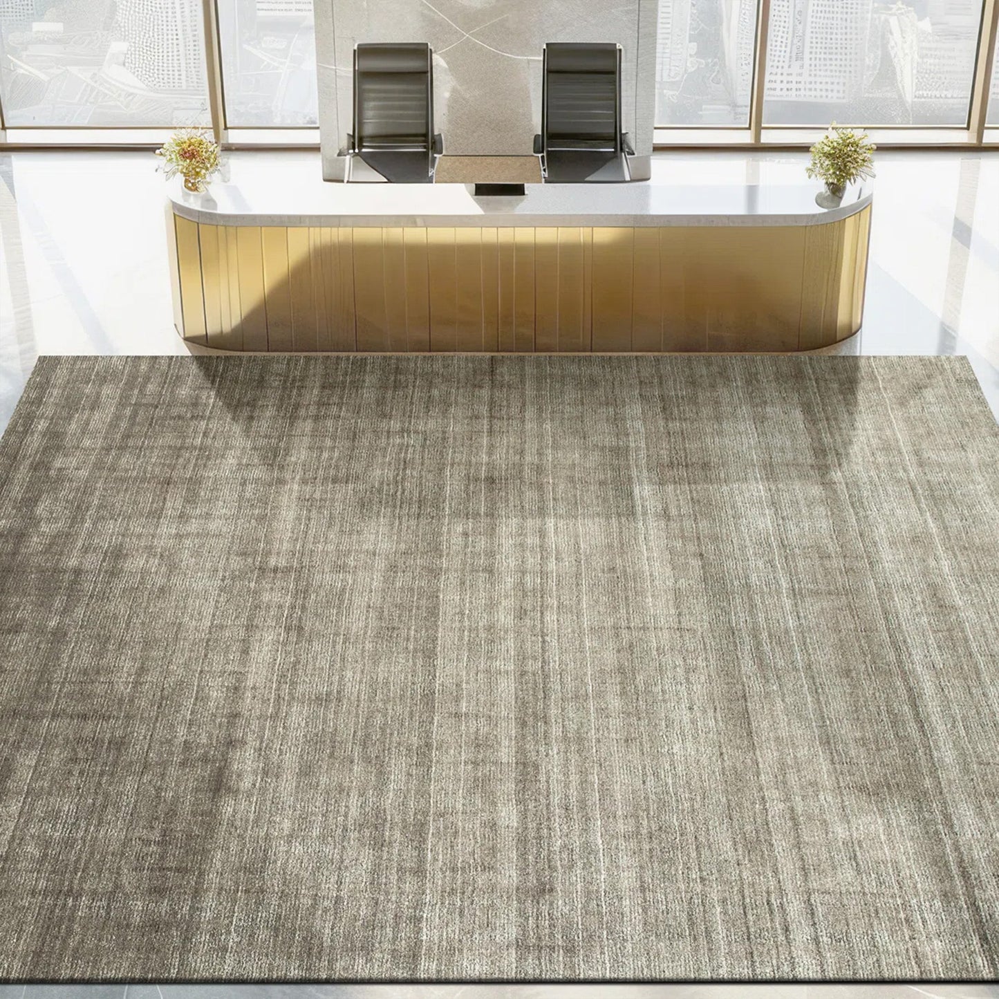 HANDLOOMED 1000 MODNE NEHTAUR OYSTER / MULTI
