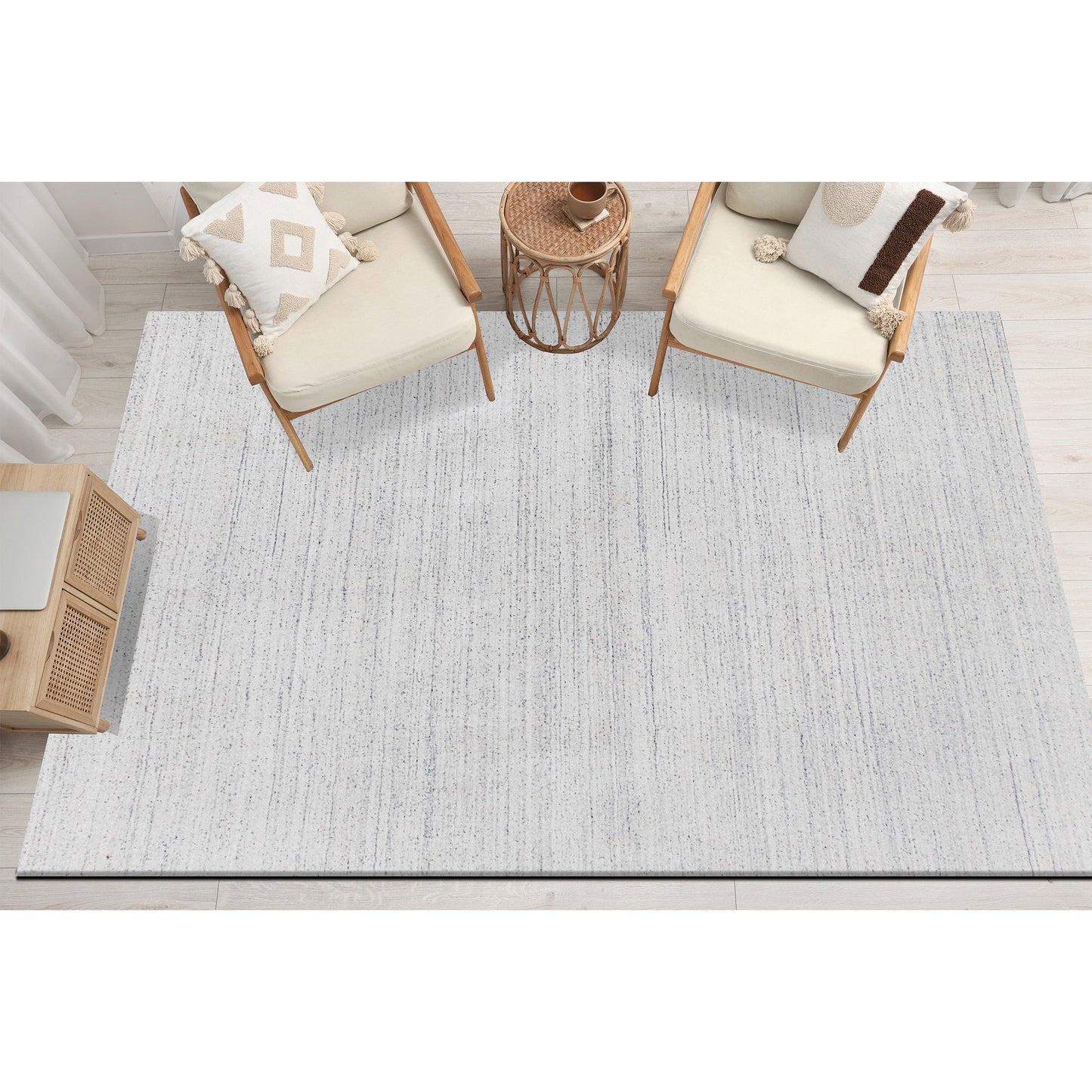 HANDLOOMED 1000 PLAIN IVORY