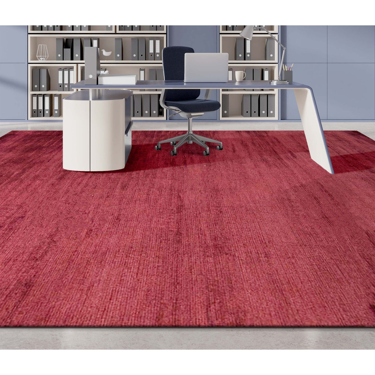 HANDLOOMED 1000 PLAIN RED