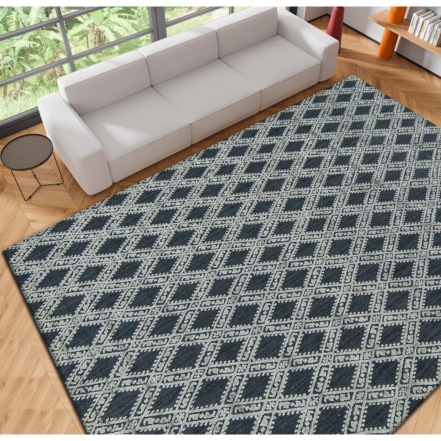 HANDLOOMED 1000 S3017 CHARCOAL