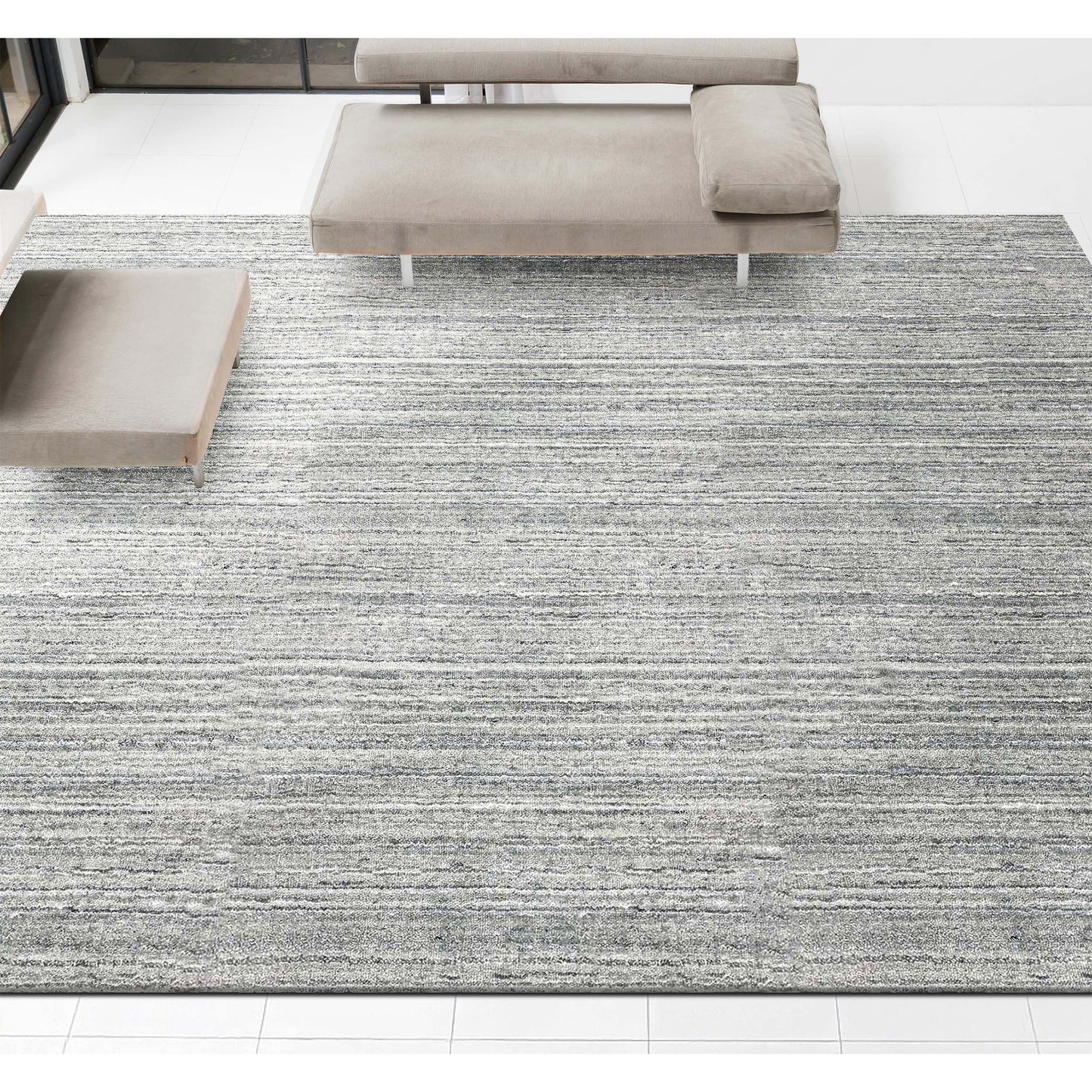 HANDLOOMED ECCO SR860 SILVER / GREY