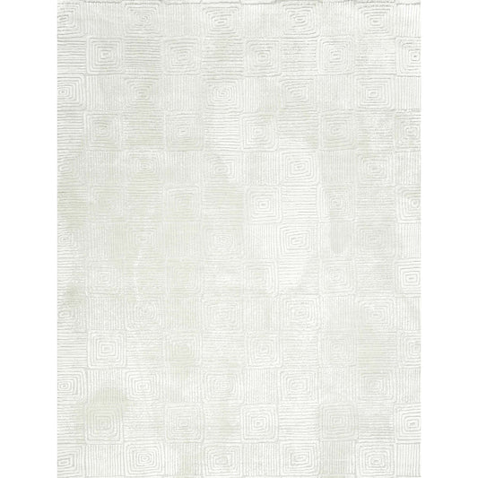 HANDLOOMED JACQUARD 392OC IVORY / WHITE